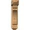 Ekena Millwork Olympic Arts and Crafts Smooth Bracket w/ Offset Brace, Western Red Cedar, 5 1/2"W x 20"D x 24"H BKT0604X20X24OLY03SWR - alternate 4